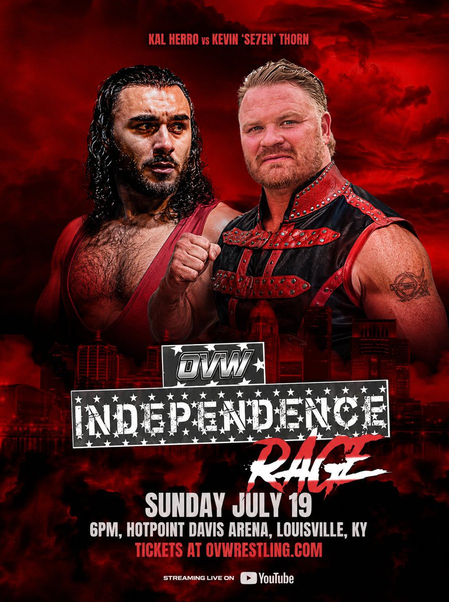 TheKalHerro's tweet photo. Sunday Night. July 19th.  @TheKevinFertig ... Get Ready at @ovwrestling Independence Rage it's gonna be real personal. https://t.co/jmYVFbfEKw