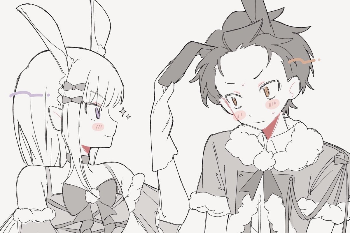 q0v05's tweet photo. エミスバニー落書き https://t.co/DDDcKoiKiF
