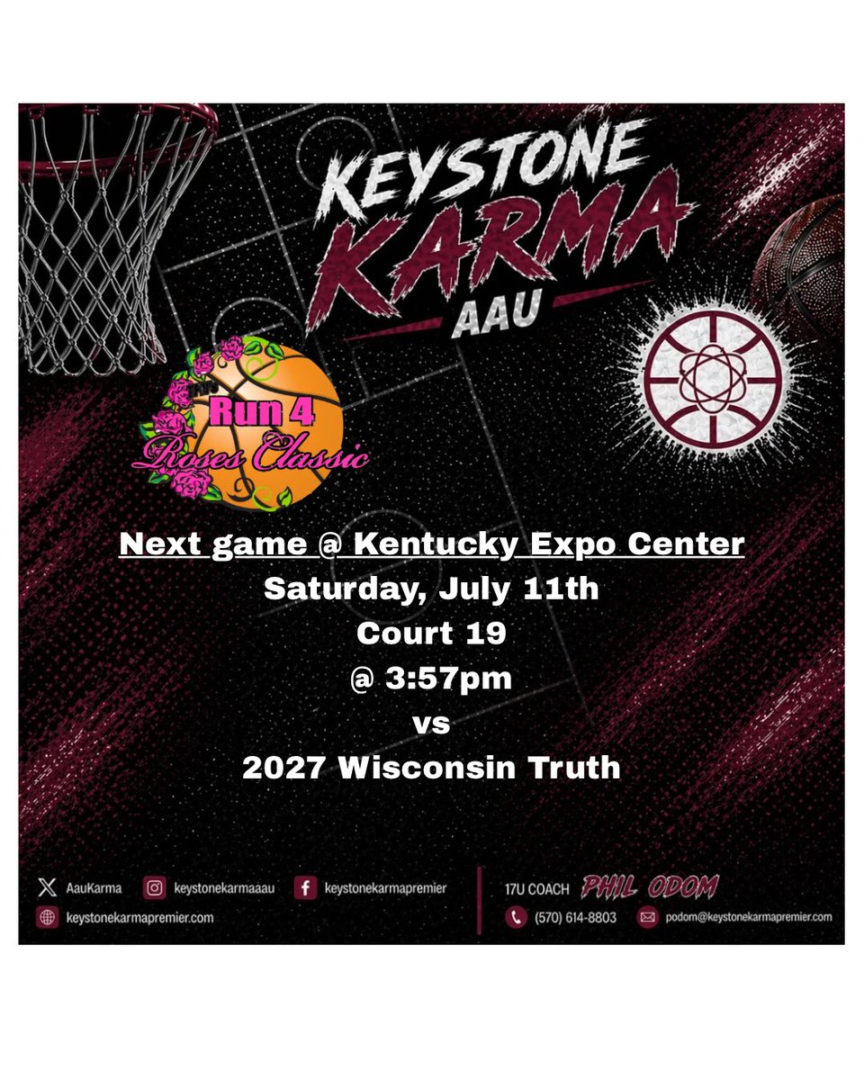 AauKarma's tweet photo. Game for tomorrow! @Ohio_Basketball @TFNsRun4Roses 

#GirlsHoops #AAUBasketball #WomensBasketball #CollegeBasketball #BasketballRecruiting https://t.co/A0NV0Ydi0Y