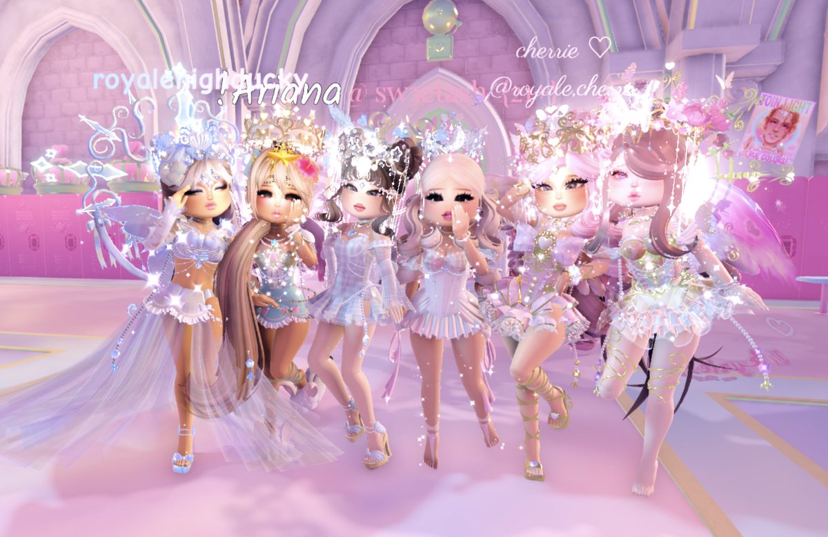 arilovrr's tweet photo. 💕🌺With my girls! Plus a cute photo of Mizu of course.✨

What are you doing this Tidalglow?

@royalehighducky @geminifeedss @sw3etash @royalecherrie @valkyrie_mizu 

#RoyaleHigh @RoyaleHighValks https://t.co/Ql0H3LVIbE