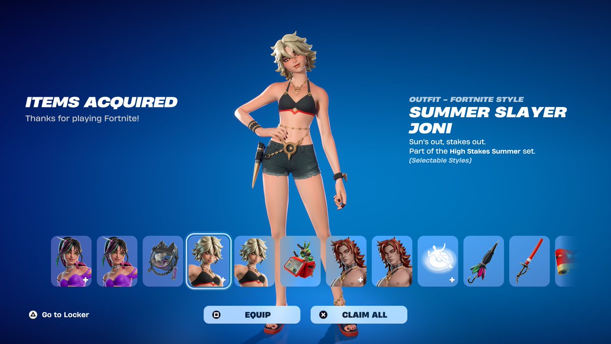 FortniteFNLK's tweet photo. Fortnite High Stakes Summer Bundle Giveaway 🎁

To Enter: 
❤️♻️ LIKE &amp; RETWEET
📲 FOLLOW @FortniteFNLK @braniyt 
🛑 SUBSCRIBE https://t.co/0sQIWluR6V
🎙️JOIN DISCORD https://t.co/WdRCsdUAQq
✅ COMMENT “DONE” https://t.co/TKrKnAtI0Y