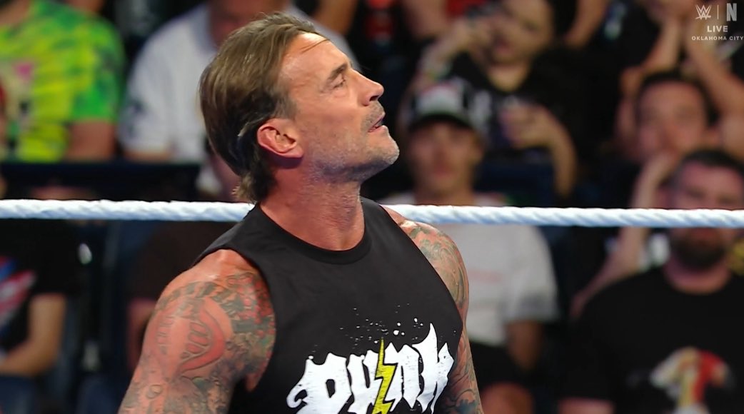reigns_era's tweet photo. “I missed you.”

- CM PUNK.

WE MISSED U 2

 #SmackDown https://t.co/Gc0ty11HF5