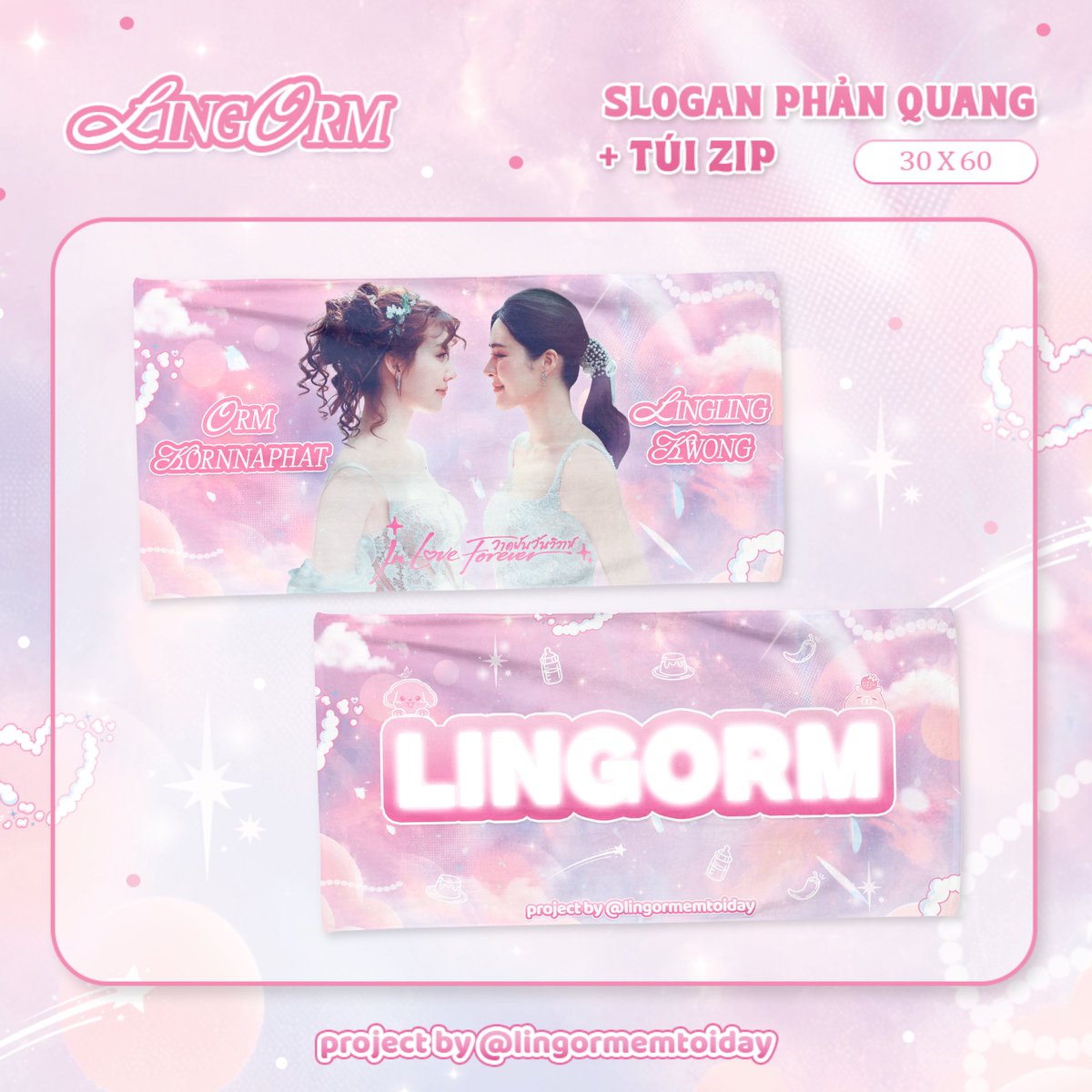 lingormemtoiday's tweet photo. 🎁 GIVEAWAY CHÀO ĐÓN EP.4 – In Love Forever The Series 🎁

🎁QUÀ BAO GỒM:
💜 SLOGAN PHẢN QUANG (chất liệu vải)

Cách tham gia. 
1️⃣ Comment “nêu cảm nghĩ về Ep4 ILF” nhưng phải có đủ keyword & hashtag: 

LINGORM ILF EP4
#วาดฝันวันวิวาห์EP4

Thể lệ. 
2️⃣ Thả tim ❤️ và Retweet bài viết này
3️⃣ Follow tụi mình.
