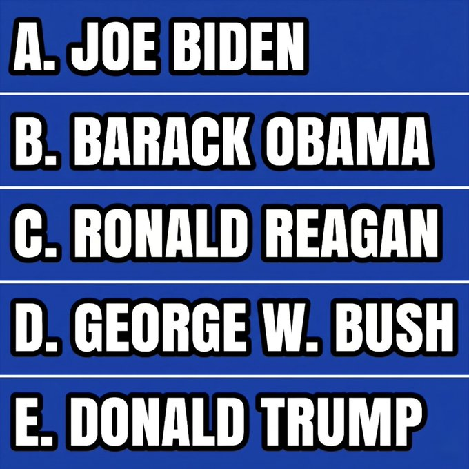 C_2026_'s tweet photo. Worst President ever? 🤔 https://t.co/vdwh3ESu8p