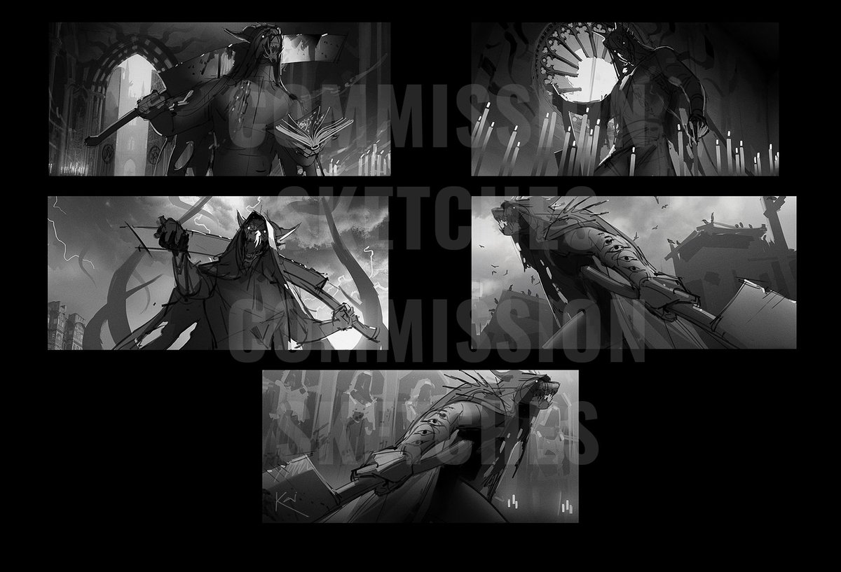 _kairiss's tweet photo. Decided to dilute all the illustrations with a recent cmm sketch research
Finally, some Lovecraftian stuff https://t.co/jiVmFx3lhu