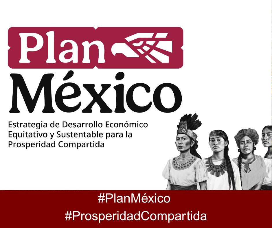 AleMtzJim's tweet photo. El Plan México es la respuesta del gobierno de la presidenta Sheinbaum a los desafíos de la economía global. Es un proyecto que beneficia a todos. #PlanMéxico #ProsperidadCompartida https://t.co/HLh6NnSYZu