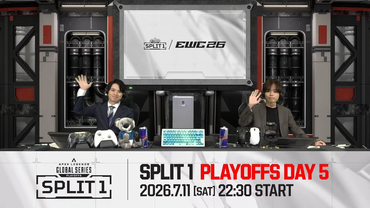 ALGS_JP's tweet photo. #ALGS Split 1 Playoffs Day 4

ご視聴ありがとうございました✨

Day 5の配信は7/11(土)【22:30〜】START📺

お見逃しなく👊

🎥配信チャンネル
🔴YouTube[日本配信]: https://t.co/wgctXmICZH
🟣Twitch: https://t.co/gMZbQlBkDU https://t.co/L6En833iDl