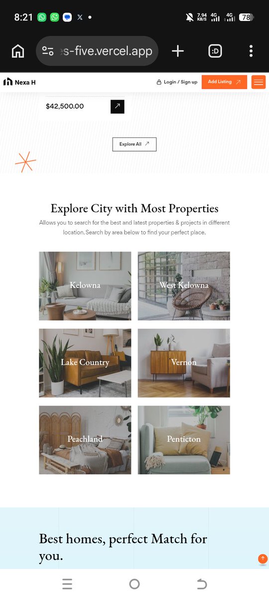 Sarkin_tech's tweet photo. A few updates on Nexa Homes...

 https://t.co/YZ6k6pDFKD

I've been working on the admin dashboard, and admins can now easily add and manage property listings. 

This has become one of my favorite projects because it's pushing my skills in both frontend and backend development.

Still building. Still improving.

If you're a real estate company looking for a modern website like this, let's connect. My DMs are open. 🤝