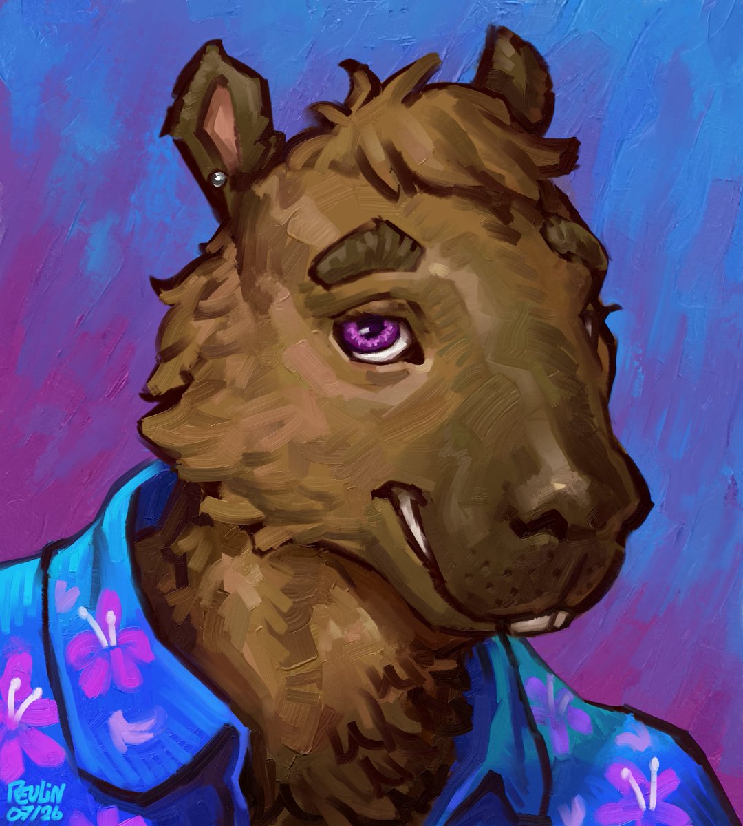 chunkythecapy's tweet photo. An amaizing gifted portrait by the WONDERFUL @Reulin_ !!! https://t.co/7TBdKYEUEa