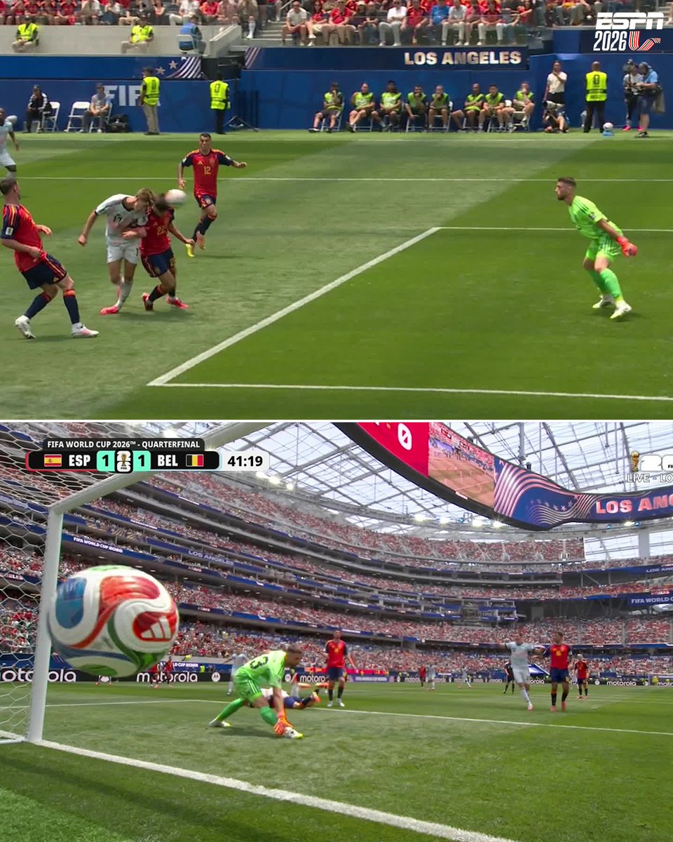 ESPNDeportes's tweet photo. Bélgica empata ¡Gol de Charles De Ketelaere! 🇧🇪 https://t.co/T2OiG8YXd3