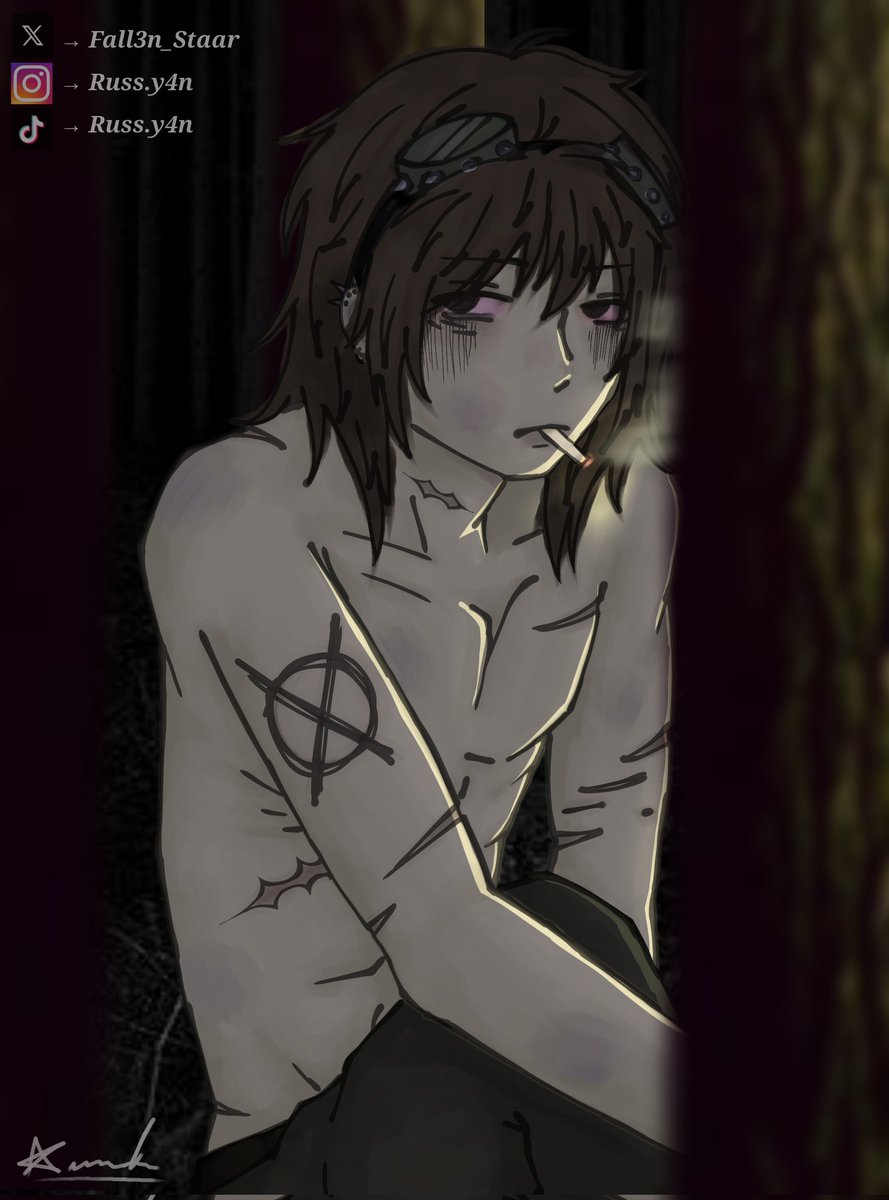 Fall3n_Staar's tweet photo. My version of X-Virus... (Liam or Cody, either one). My friends said it looks better with line art, but the version without line art is on my IG! If you want to check it out.. Headcannon: He has the brand but he's not a proxy ✌🏻
#XVirus #Proxy #creepypastatwt #Creepypasta https://t.co/VZcfz8FhQC