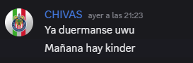 _JessSanti's tweet photo. Que bonito nos trata el CM de chivas en discord😭😭
#chivas #chivastwt https://t.co/XJs3LCtH2a