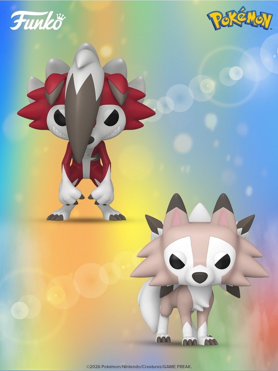Pk_Horizonte_X's tweet photo. Llegaron los Funko Pop de Pokemon de Morpeko y Lycanroc es su 2 forma .
#funkopop #funkopokemon https://t.co/5Ja0ZUpPcI