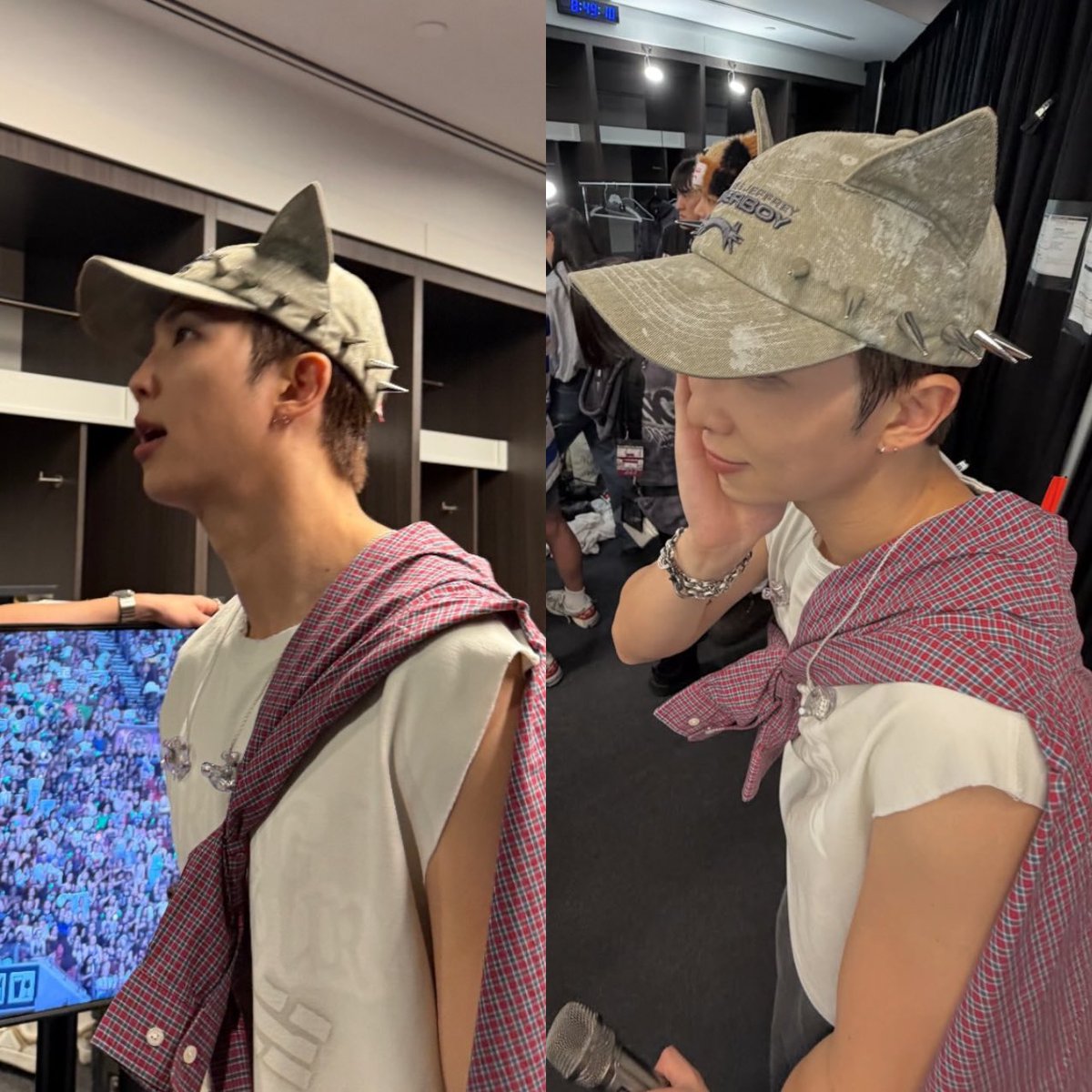 btsdaily77's tweet photo. Our cutie leader ☺️ https://t.co/ALSgKoBfok