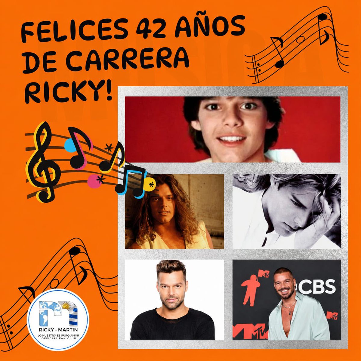 LoNuestroFCURU's tweet photo. Muchas felicidades @ricky_martin por tus 42 años de carrera 🎊🎉

@RMwebteam  

@inpulsemedia

 @lonuestrofco  @SonyMusicUru  @SonyMusicArg  @SonyMusicLatin 

#ricky #rickymartin #ricky_martin #rickymartinwebteam
#aniversario https://t.co/mG67cyW7kj