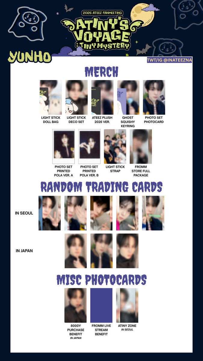inateezna's tweet photo. 2026 ATEEZ FANMEETING <ATINY’S VOYAGE: TINY MYSTERY> MD PC PHOTOCARD TEMPLATE  

Member PREVIEW VER.  

Hongjoong Seonghwa Yunho Yeosang San Mingi Wooyoung Jongho 홍중 성화 윤호 여상 산 민기 우영 종호 포카 에이티즈 포토카드 팬미팅 엠디 포카 포토카드 타래 https://t.co/Th9TrcDNQT
