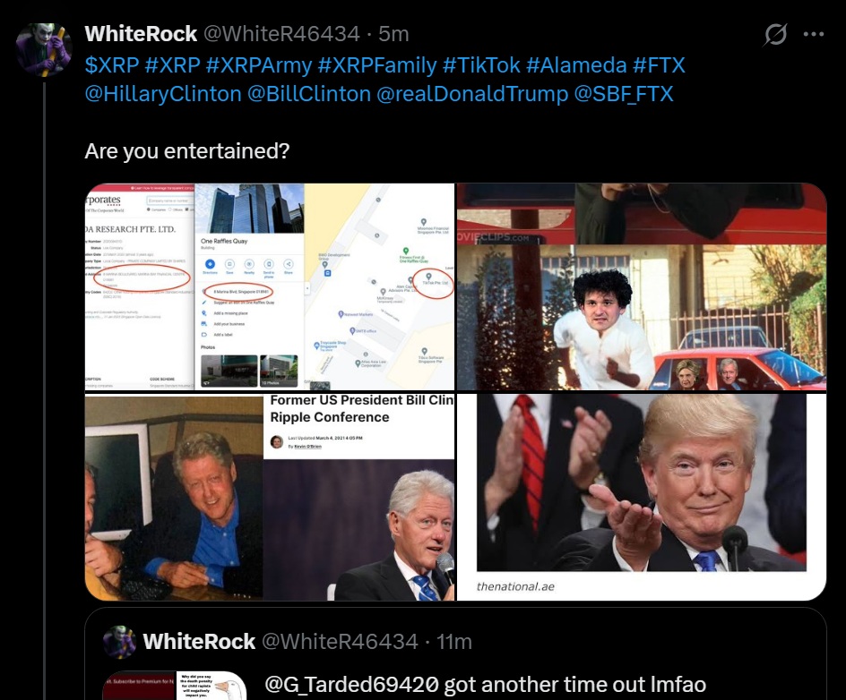 WhiteR46434's tweet photo. Trillions of dollars in advanced warfare still can't protect you from the Truth 🤣😭 https://t.co/j32qv4dym5