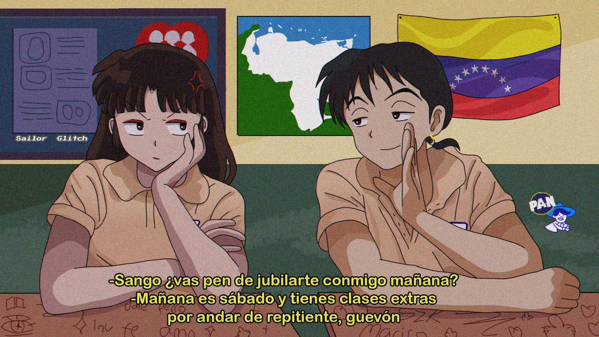 sailorglitch_'s tweet photo. Extraño dibujar liceístas venezolanos, creo que va a tocar regresar (o hacerle redraw) a mis viejas costumbres https://t.co/Y1nit36hID