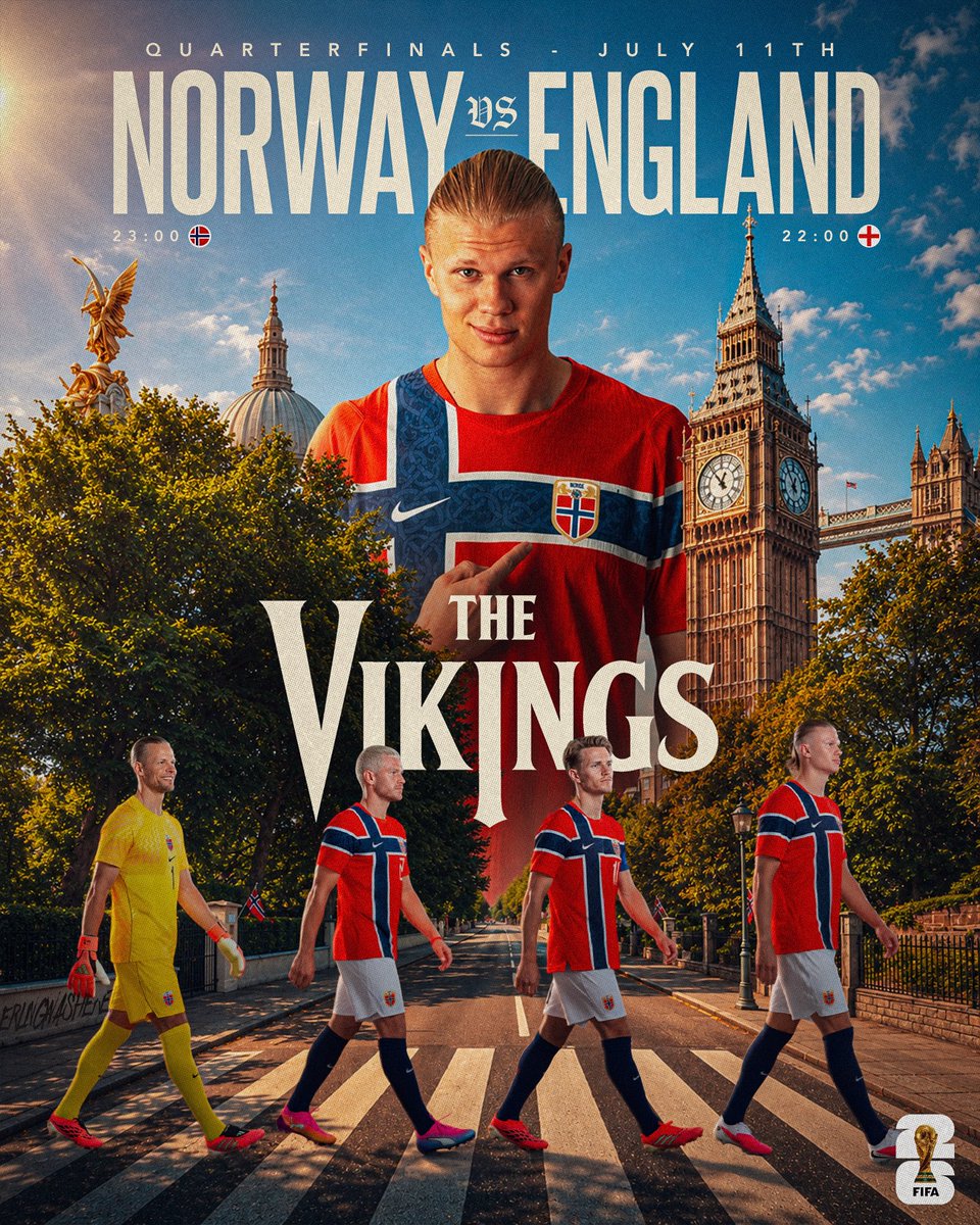 Erling's tweet photo. Here come the… Vikings 🇳🇴👊🏻 https://t.co/eIil4dEeqW