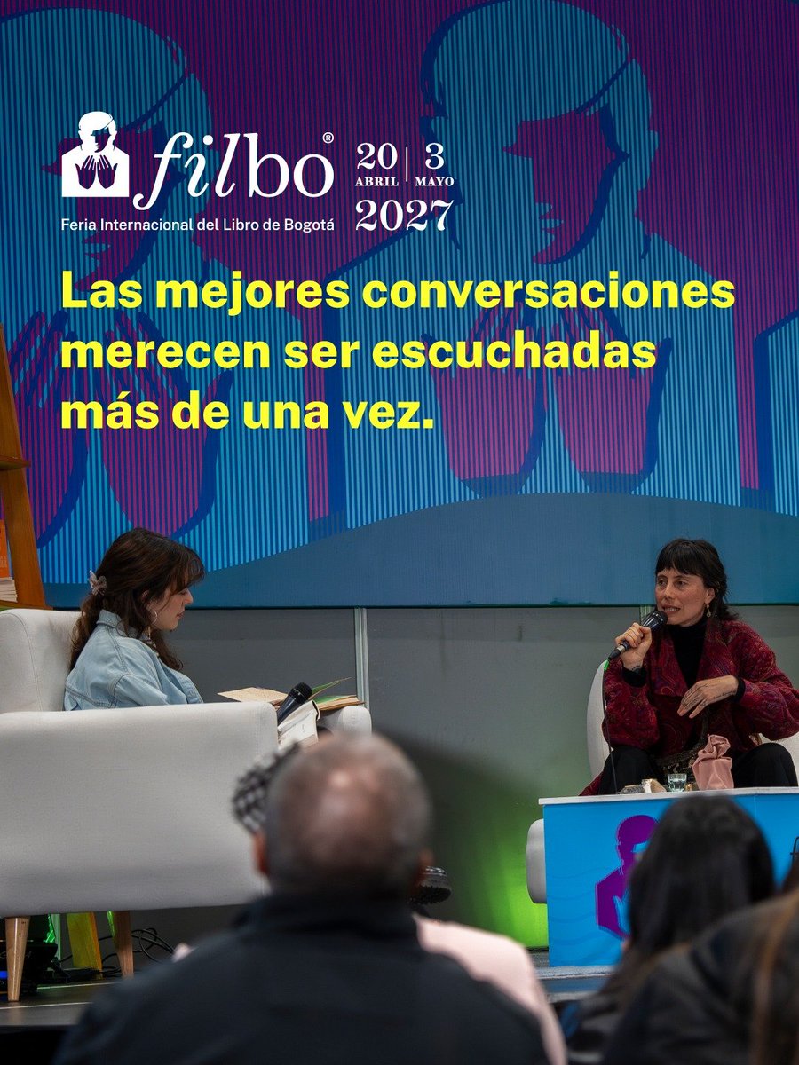 FILBogota's tweet photo. Las conversaciones de la FILBo 2026 están disponibles en nuestro canal de YouTube para que revivas los encuentros, ideas y reflexiones que marcaron esta edición:
🔴https://t.co/BERlIbam1P https://t.co/ReB4vzED4L