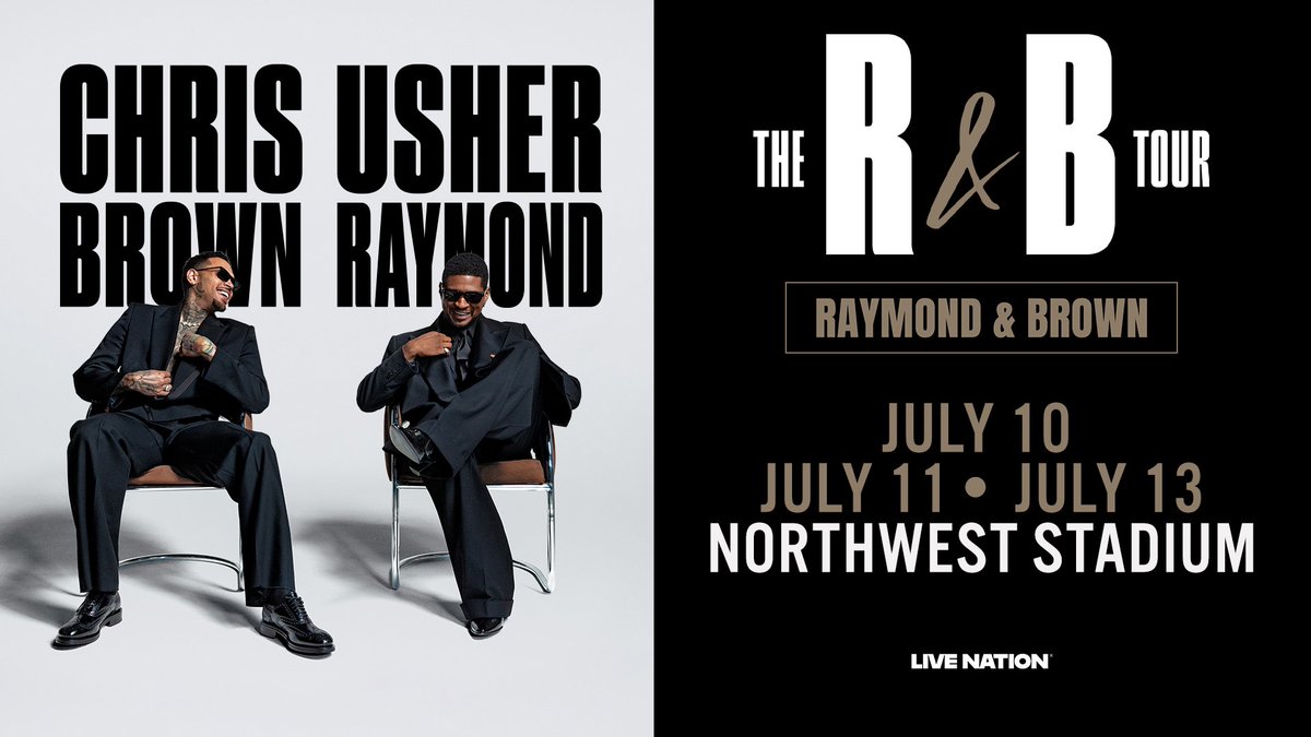 NWStadium's tweet photo. To ensure final production preparations are completed, doors for tonight’s show will now open at 6:30 PM.

Updated Schedule
• Doors: 6:30 PM
• DJ Mars: 7:15 PM
• Chris Brown & Usher: Approx. 8:30 PM

Thank you for your patience and understanding. We look forward to seeing everyone tonight!