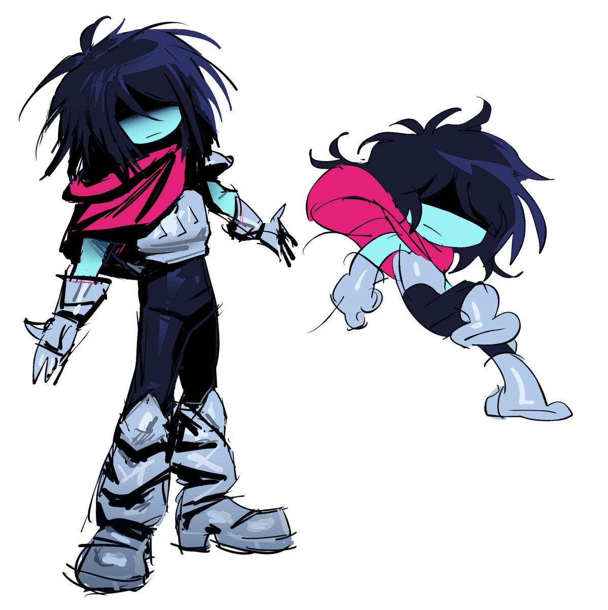 kwapof's tweet photo. some scribbles #deltarune I LOVE KRIS...... https://t.co/AaC4sVequW