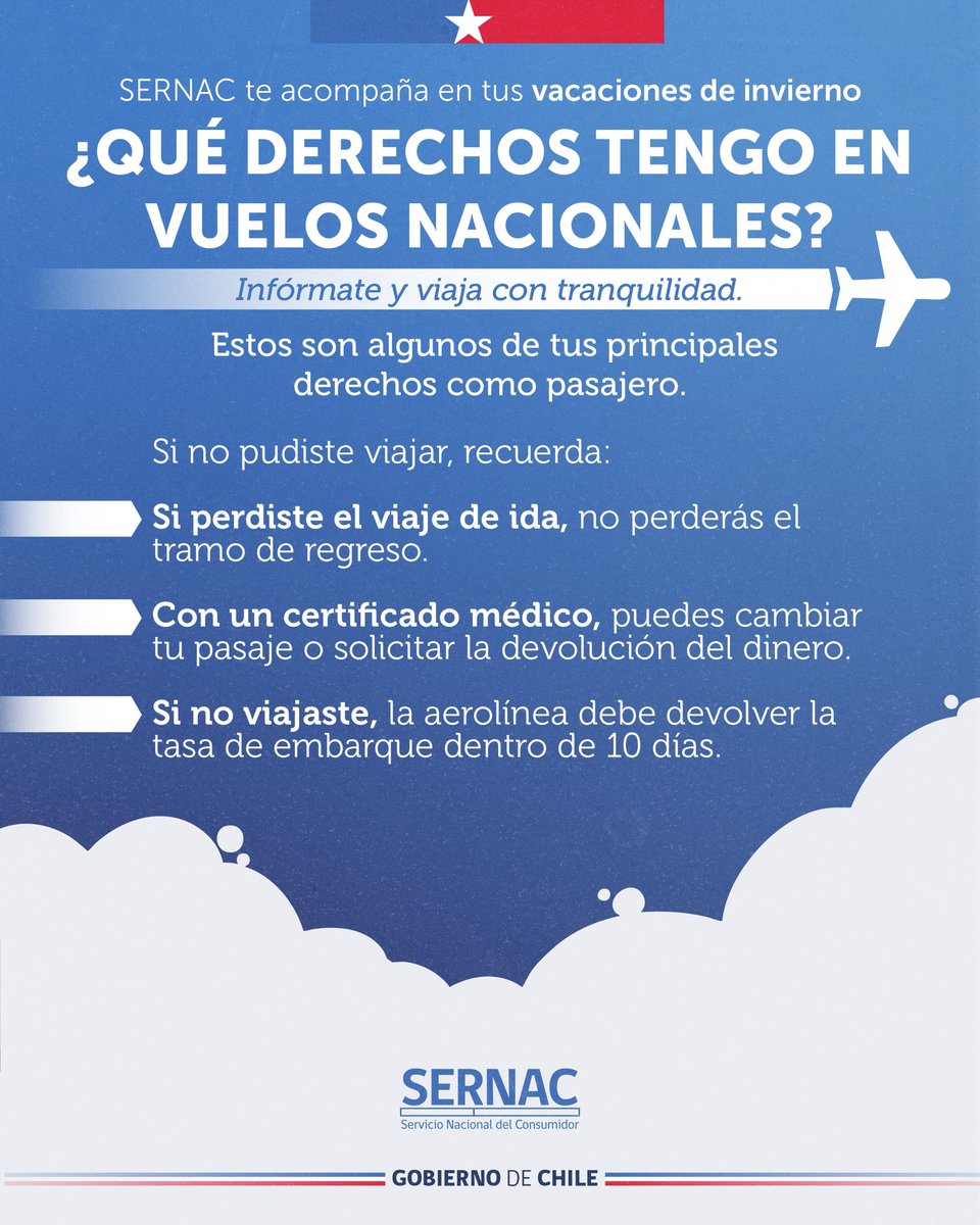 SERNAC tweet media