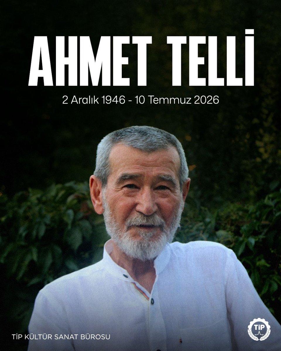 TipKulturSanat's tweet photo. Hayatıyla ve şiiriyle hakikat ve özgürlük yalvacı olarak yaşamış, usta şair Ahmet Telli’yi kaybetmenin derin üzüntüsü içindeyiz. Dizeleri bütün vicdanlı insanların sesinde ve ruhunda yaşayacak. Edebiyatın, gelecek umuduyla yaşadığımız hayatın, bütün sevenlerinin başı sağ olsun. https://t.co/zXQoeflgrt