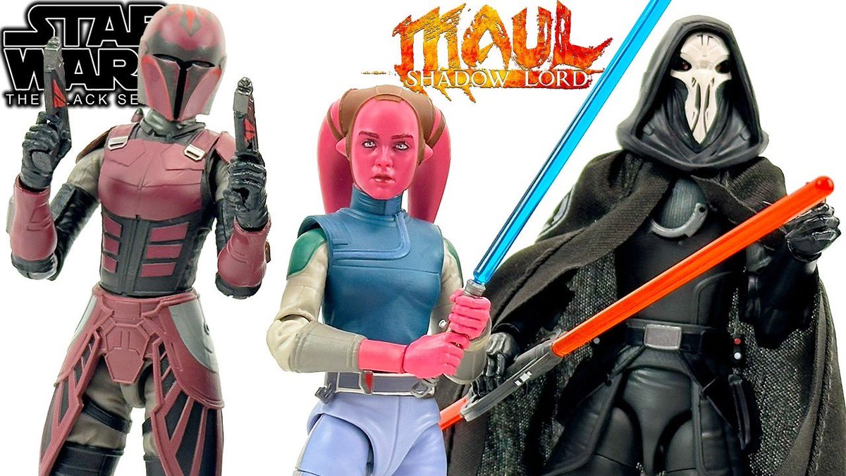 AwesomeNerdShow's tweet photo. Hasbro Star Wars Black Series Maul: Shadow Lord Rook Kast, Eleventh Brother & Devon Izara action figure review!
@Hasbro @starwars #StarWars #BlackSeries #MaulShadowLord #RookKast #EleventhBrother #DevonIzara #actionfigures #toyreview
#Hasbro
-> https://t.co/YJUcAwZjIX https://t.co/1SfPrpiNM0