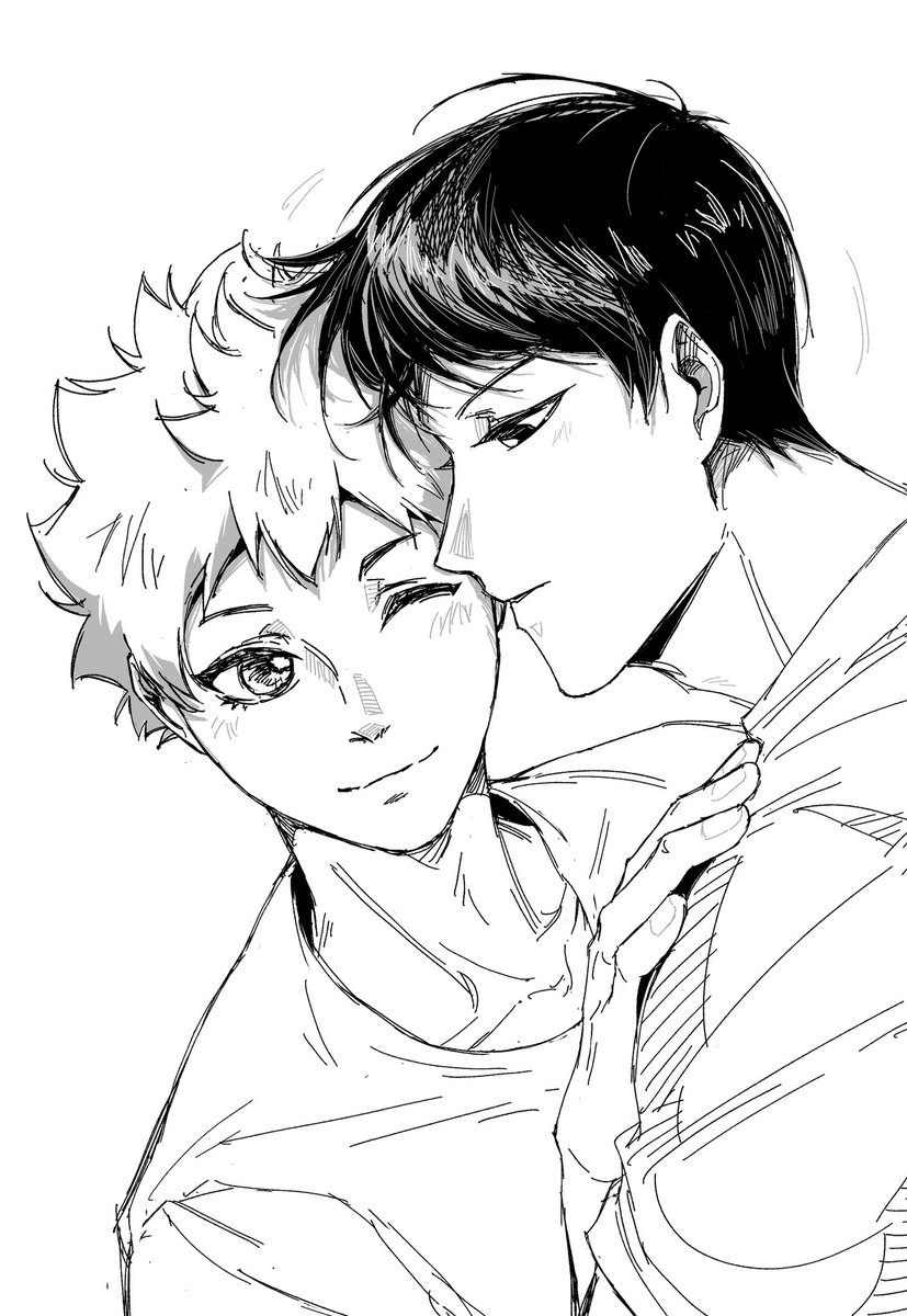 Lusu0809's tweet photo. #kagehina https://t.co/zmpFTzXKjK