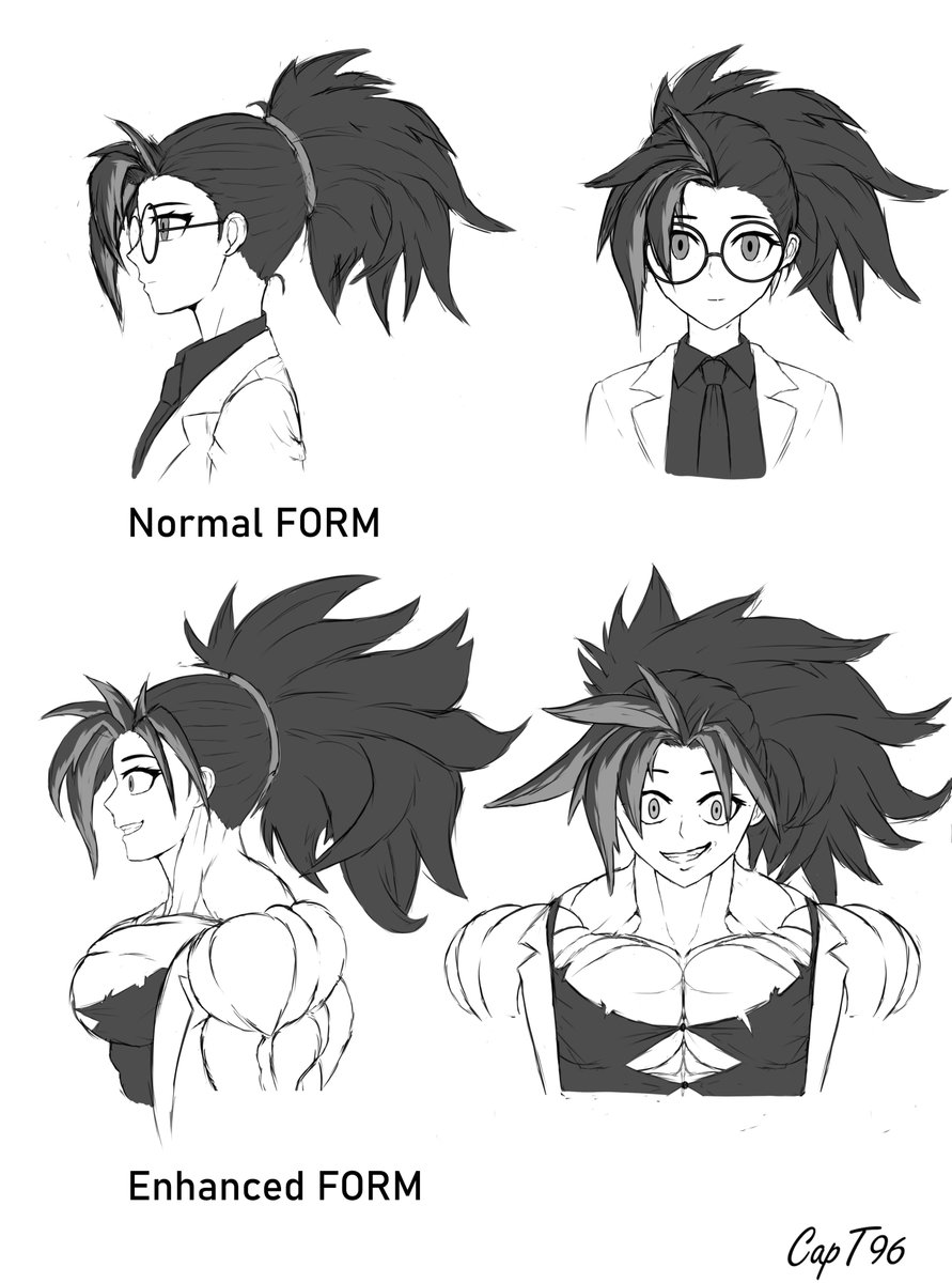 CaptainT96's tweet photo. First Sketch of my new OC, i am still looking for a name and slowly building the story but i was eager to show you how she looks.

Her discoveries allowed her to become her "true" self, but still not for long 🧬🧪. https://t.co/o7OcEZP0Um