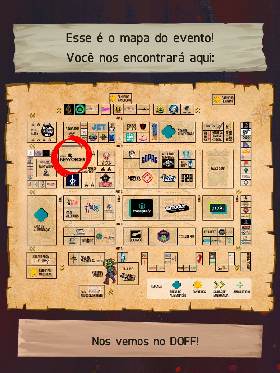 AssimilacaoRPG's tweet photo. Falta apenas 1 dia, família!
A espera está quase no fim!  
📍 Você vai encontrar o Assimilação RPG no stand da New Order.  

Amanhã, finalmente nos encontraremos no DOFF. Já estamos ansiosos para ver vocês! 

 #AssimilaçãoRPG #ASRPG https://t.co/BEFd0CbcKJ