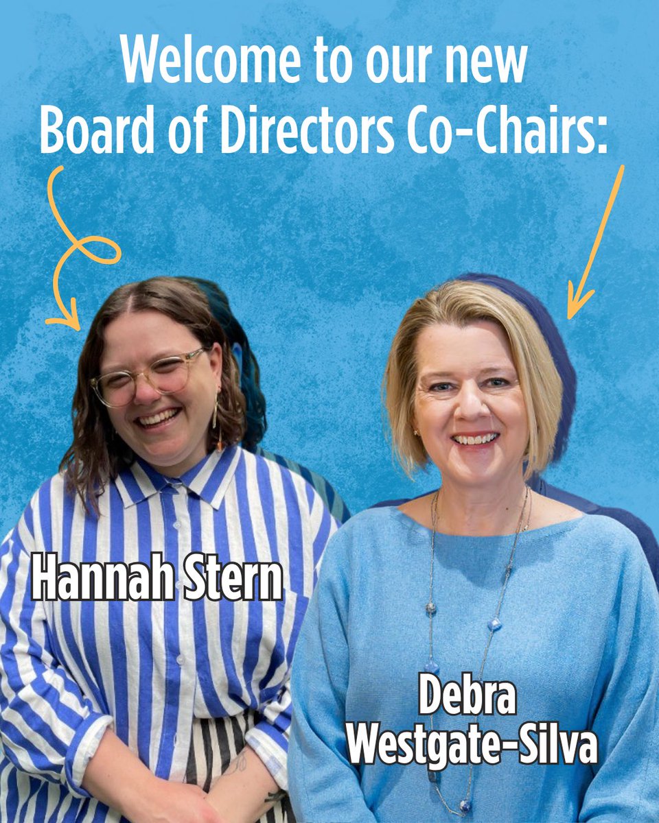 BooksAreWings's tweet photo. We are excited to welcome our two new Board of Directors Co-Chairs, Hannah Stern and Debra Westgate-Silva! Both Debra and Hannah have been critical members of our board, and we are so grateful for their thoughtfulness and drive as they step into these new roles. https://t.co/MxY57SZFxS