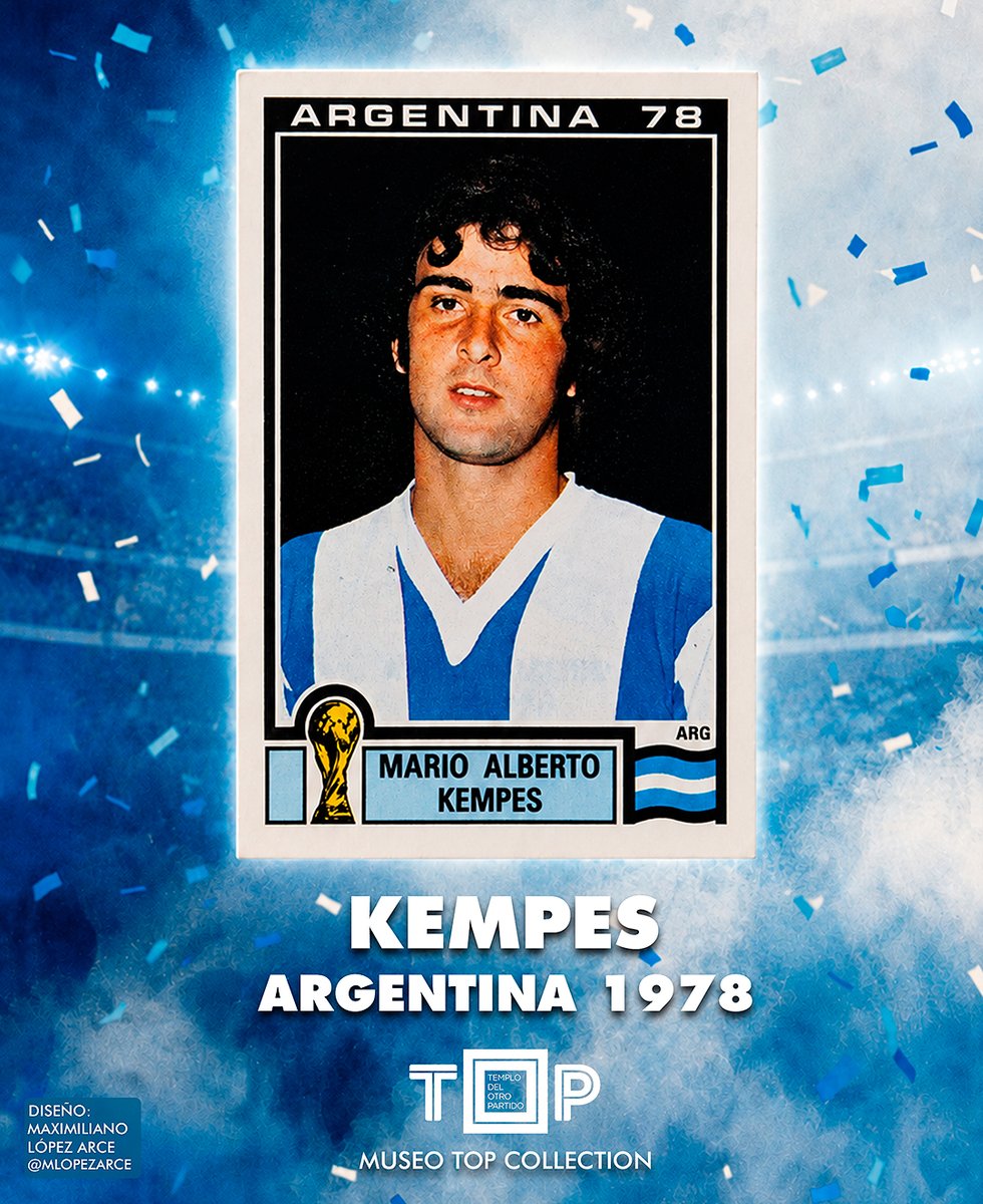 MuseoTOP's tweet photo. 10-07-2026. La figurita Panini de Mario Kempes con Argentina en 1978 se suma al TOP, el Museo de Marketing Deportivo de Claudio Destéfano. Historia completa en Instagram 👉 @museoTOP. Contenido: @mlopezarce #MarketingDeportivo #Panini #Kempes #MuseoTOP https://t.co/S6rsduiNHy