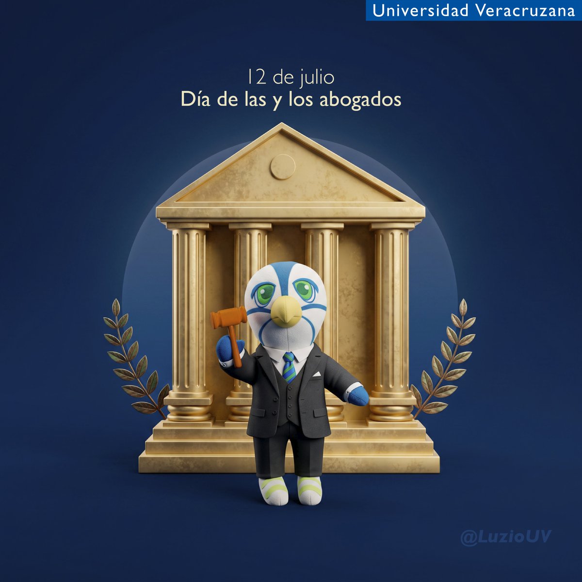 LuzioUV's tweet photo. Hoy reconocemos a quienes, con conocimiento, ética y compromiso, contribuyen a la construcción de una sociedad más justa. ¡Feliz Día de las y los Abogados de la #ComunidadUV! 👏 https://t.co/Mg541nYDwR