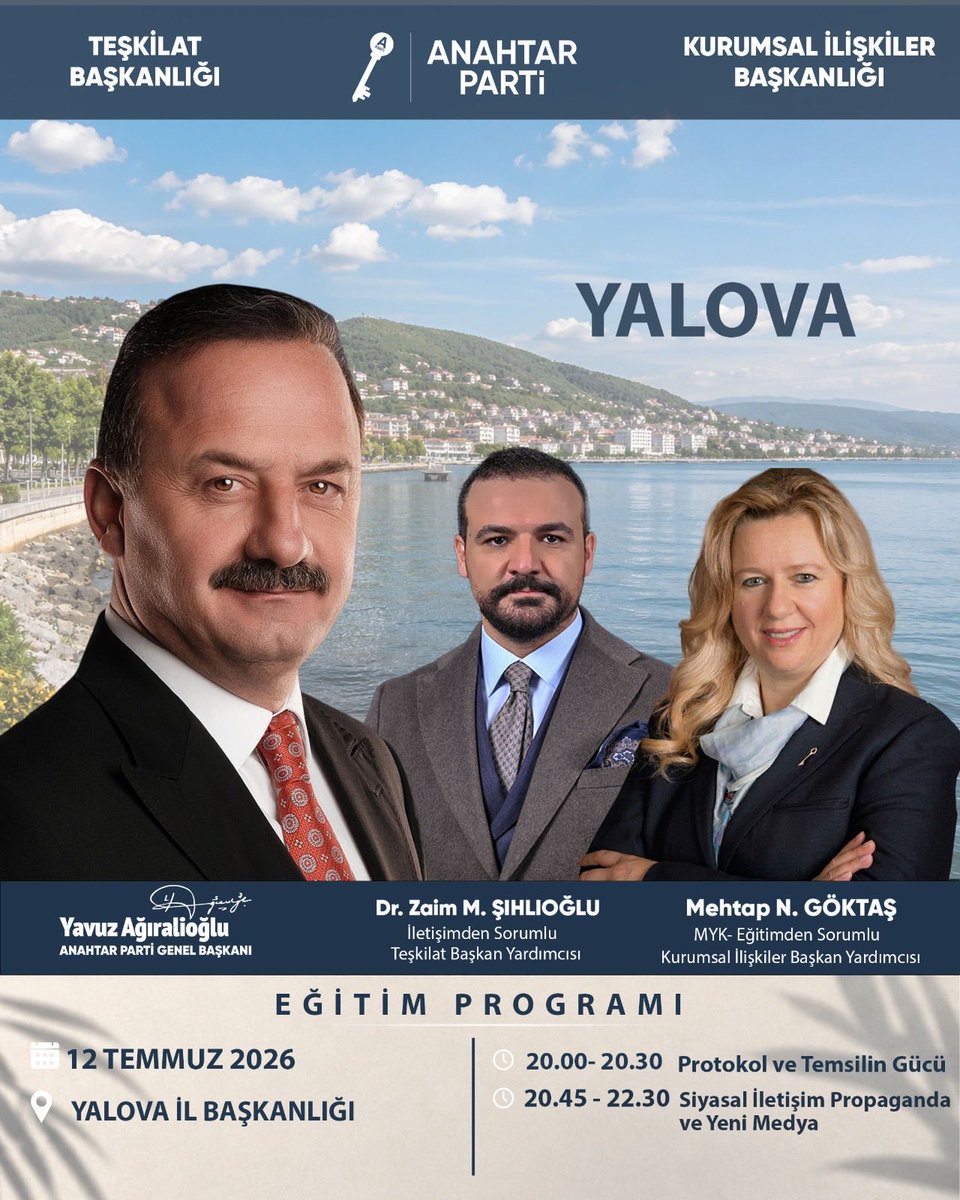 APkurumsal's tweet photo. 📍 Yalova 

Teşkilatlarımızın bilgi, temsil kabiliyeti ve siyasal iletişim alanındaki yetkinliklerini güçlendirmek amacıyla düzenlediğimiz eğitim programlarımızı bu kez Yalova İl Başkanlığımızda gerçekleştiriyoruz. https://t.co/ezJkyjBOvC