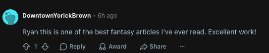 Jeremy - r/fantasyfootball mod tweet media