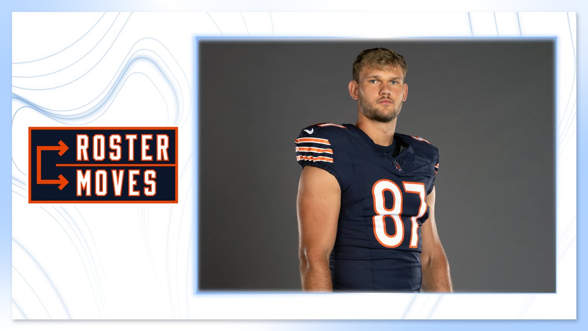 ChicagoBears's tweet photo. Sam Roush has signed his rookie contract