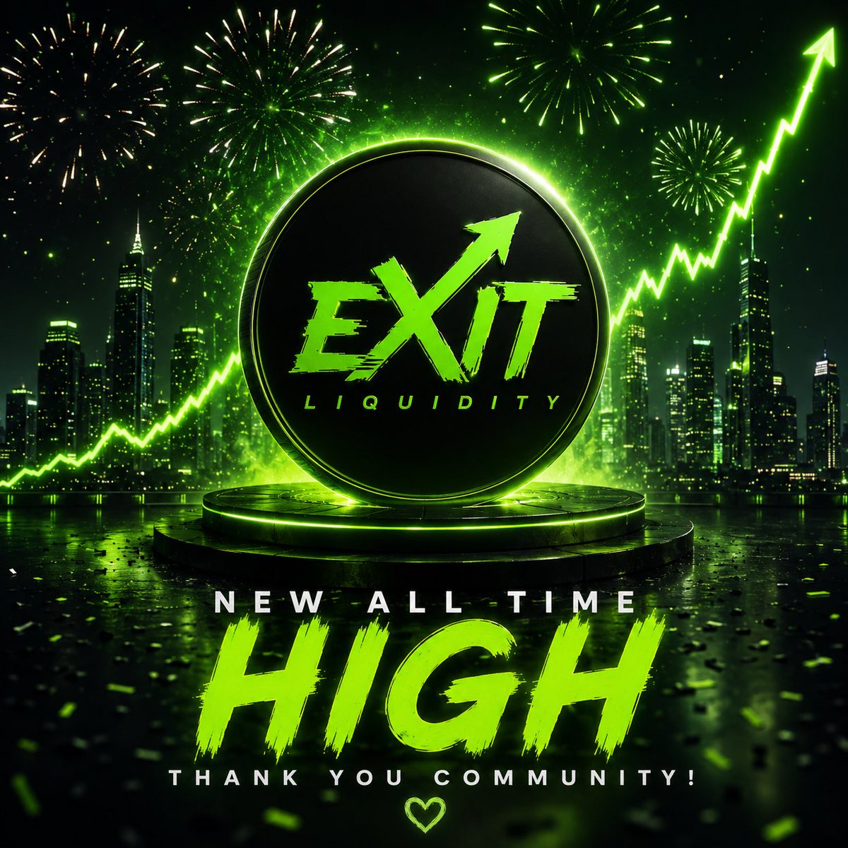 ExitLiquidity_1's tweet photo. DAY 3 streak new ATH! solana:2XgH3o9USTuVpHAzUEthxaXRC3Q6QcwHHxgeoCX6pump Growing with you organically. Thank you! https://t.co/5e3xyShm0f