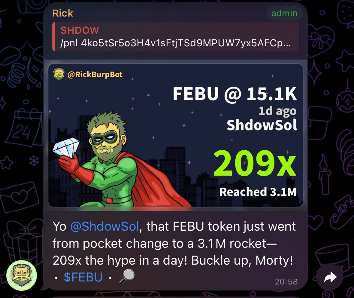 Shdow_Sol's tweet photo. 209x from $Febu 
Ca; 

4ko5tSr5o3H4v1sFtjTSd9MPUW7yx5AFCpkNPoL6pump https://t.co/aBXa8UaX1N
