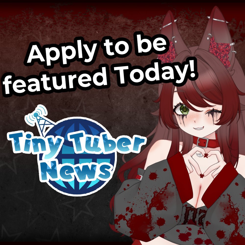 nanaruultaru's tweet photo. GOT NEWS??? WANT MORE EYES ON YOUR STUFF?? WANT A FREE SHOUTOUT? APPLY FOR TINY TUBER NEWS TODAY! 

ANY follower count is welcome! 
Apply for yourself or your friends! 
No event? No problem! Apply for shoutout lightning round! 

Apply here: https://t.co/sQuJY5kjdD https://t.co/cdXygc3pvg
