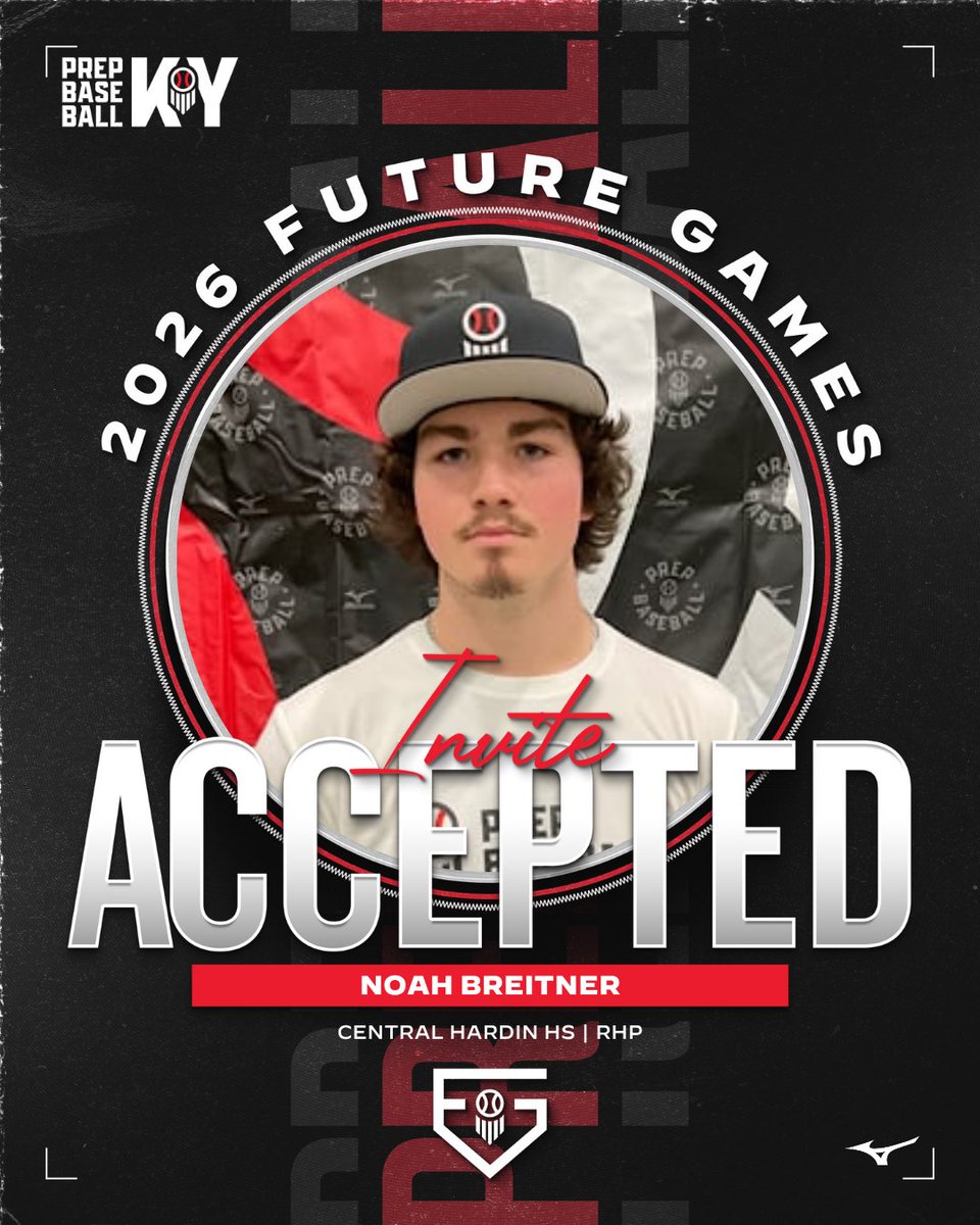 PrepbaseballKY's tweet photo. ✅ FUTURE GAMES | INVITE ACCEPTED ✅ 

’28 RHP Noah Breitner (@C_H_Baseball) is locked in 🔐 to represent #TeamKY at the 2026 Future Games!

👤 >> https://t.co/qLxb00pMRW || @ImNoahB_

#PBFG26 || @prepbaseball https://t.co/JX7rLQBBl5