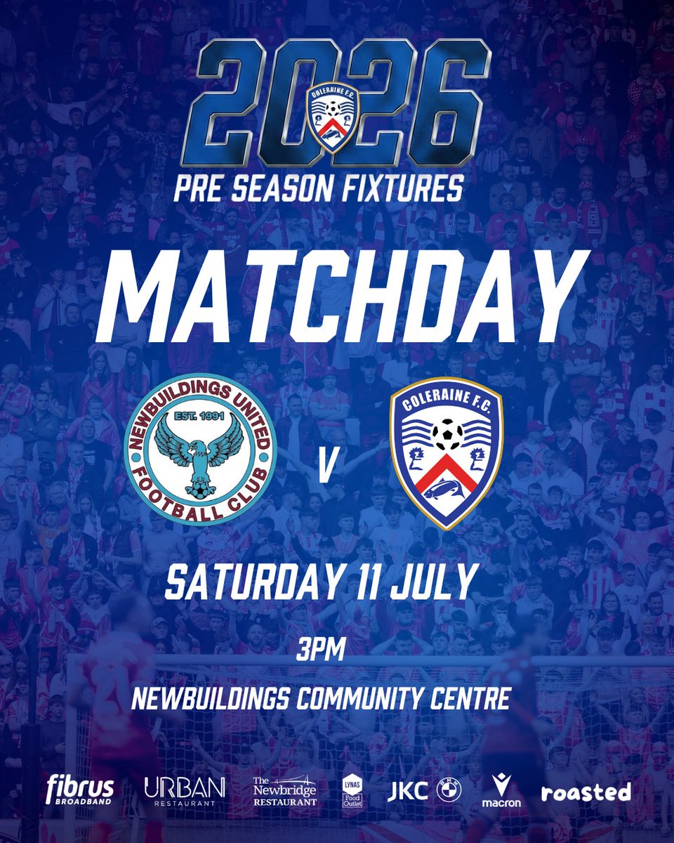 ColeraineFC's tweet photo. ⚽️ MATCHDAY X2! #COTB https://t.co/4mMapiBMMm