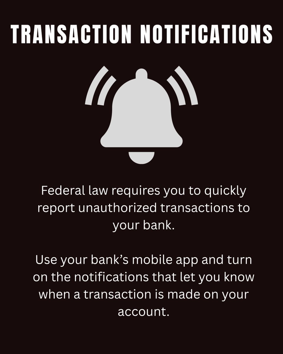 ElderLawAdvo's tweet photo. Identity thieves go after your bank accounts first. 4 free ways to stop them:

🧊 Freeze your credit (all 3 bureaus)
🔔 Turn on bank transaction alerts
🤝 Set an emergency financial contact (not a joint owner!)
🔐 Long password + app-based 2FA

#IdentityTheft #FraudPrevention https://t.co/iolhmk8RZA