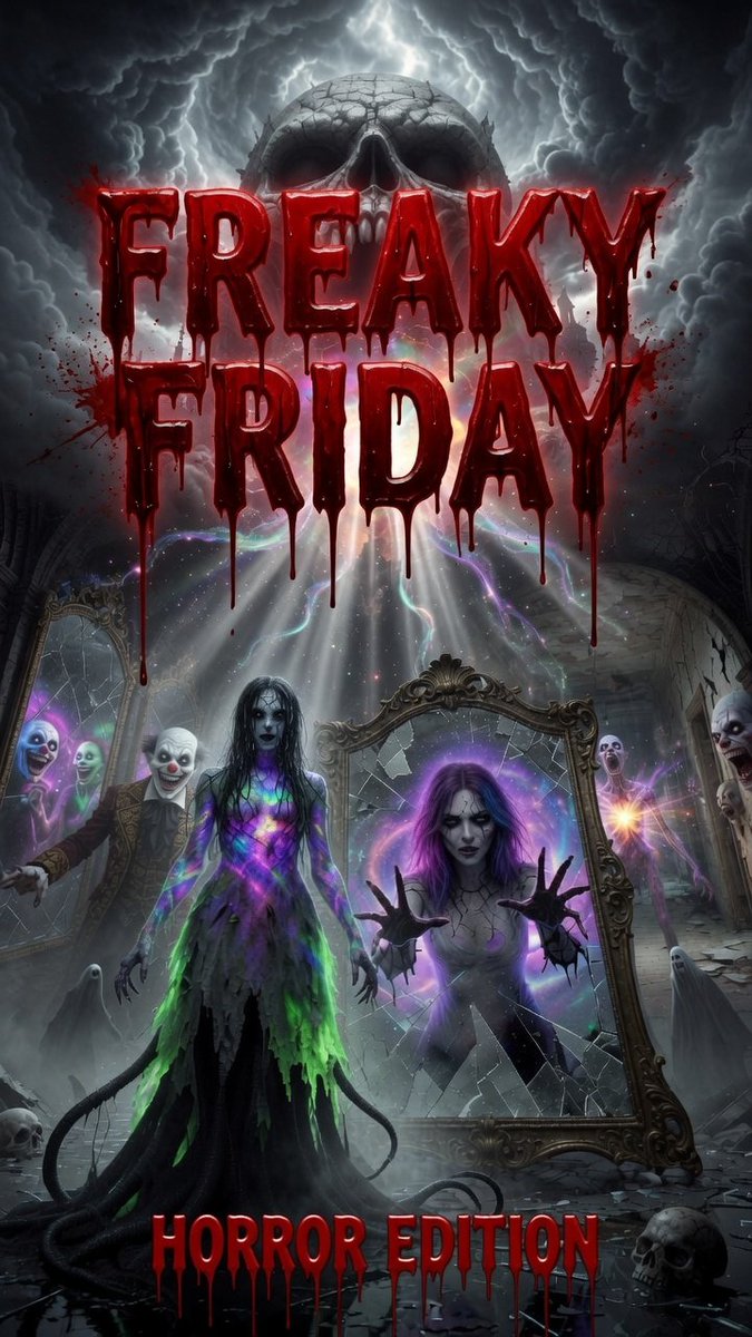 Chrisutter1982's tweet photo. 🟣SYSTEM Freaky Friday🟣

#SYSTEMActivities 

✅Freaky Friday Horror Edition 
🔹Monsters and Mayhem and Terror, Oh My!!!!
🔹️Show me your Creepy, Scary, Terrifying Art

Let your imagination run wild!

QT or Share your art 

#Grok #Imagine #AIart️️️️️️️️️️️️️️️️️️️️️️️️️️️️️️️️️️️️️️️️️️️️️️️️️️️ #FreakyFriday