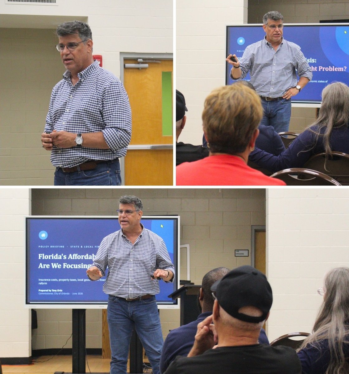 OrlDistrict2's tweet photo. Open conversations with residents help build a more informed and engaged community.

During our District 2 meeting, I discussed Florida’s affordability challenges, answered questions, and connected with residents on the issues that matter most. https://t.co/klYNl6M7xz