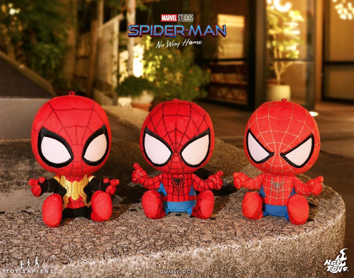 aSpiderManFan1's tweet photo. Spider-Man: No Way Home Plushies by Hot Toys https://t.co/6RjjrS4gSZ