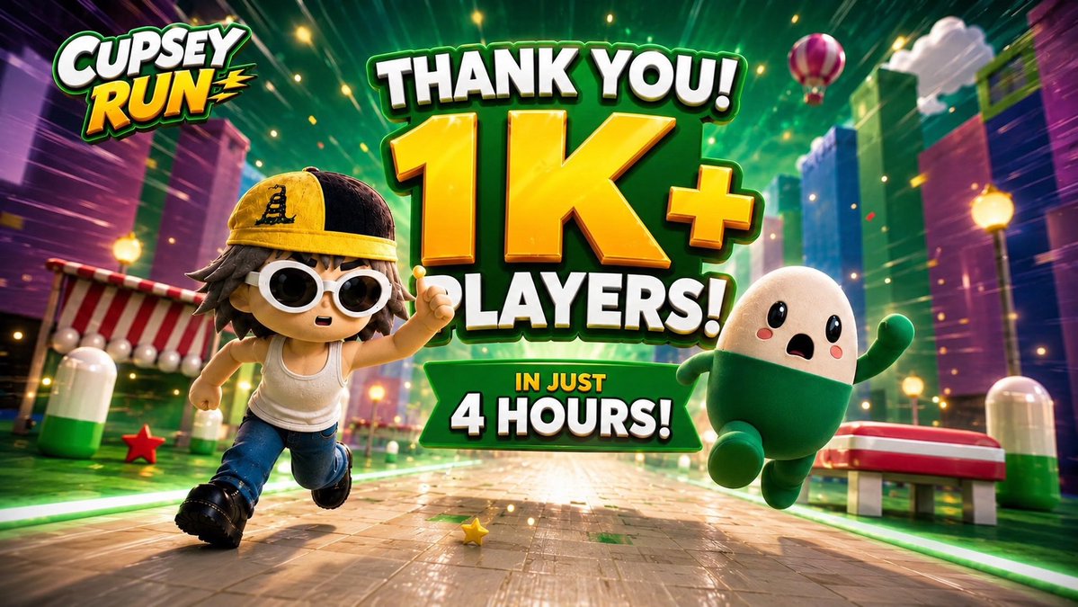 CupseyToken's tweet photo. WE LOVE OUR COMMUNITY! 💚

In just a few hours since launch, we’ve already welcomed 1K+ unique players to https://t.co/5NgP6ckMRd

At the same time, we’ve also crossed 14K followers on X.

Every player, every holder, every creator, every supporter-you’ve all helped make this possible. We appreciate every single one of you.

This is only the beginning.

Onwards and Upsey. 💚