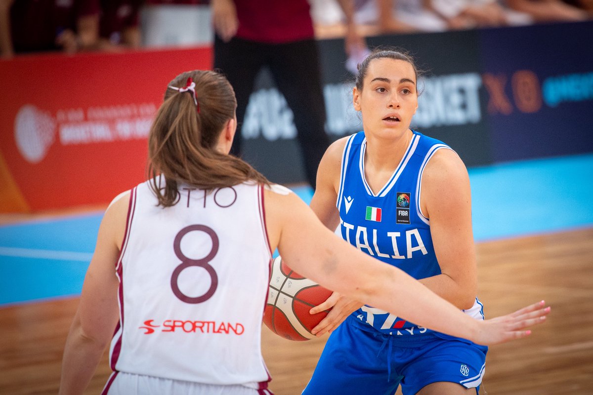 Italbasket's tweet photo. Ancora una sconfitta per la Nazionale U20 F all’Europeo di categoria 💢

Le Azzurre di coach Piazza sono state superate oggi dalla Lettonia 75 a 61: domani si torna in campo h14.30 contro la Slovenia. 

🔗 https://t.co/3tA66FK6ij 

#Italbasket https://t.co/MEaHIWNgxa