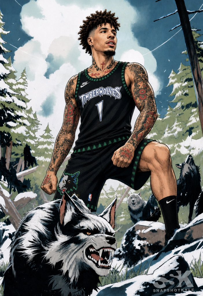 SnapshotKyle's tweet photo. LaMelo Ball is officially on the Timberwolves!! 🐺 https://t.co/Zk4A61Qw1g